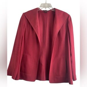 Ellen Tracy Silk open blazer. Size 10 GUC